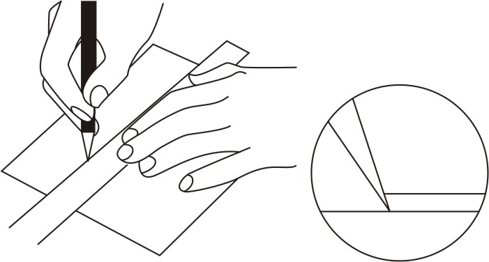Using a scriber