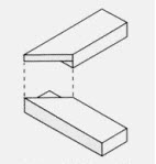 Mitre halving