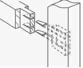 Stub tenon