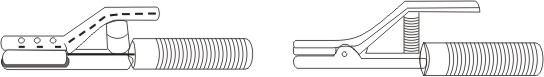 Arc welding electrode holder